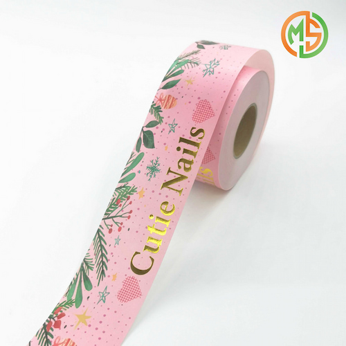 Custom Printed Foil Logo Packing Kraft Tape