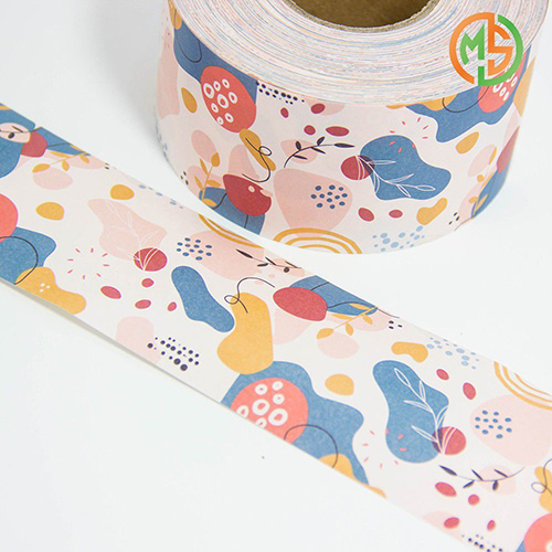 Customized FSC Certified Printed Kraft Paper Tape Wholesale 