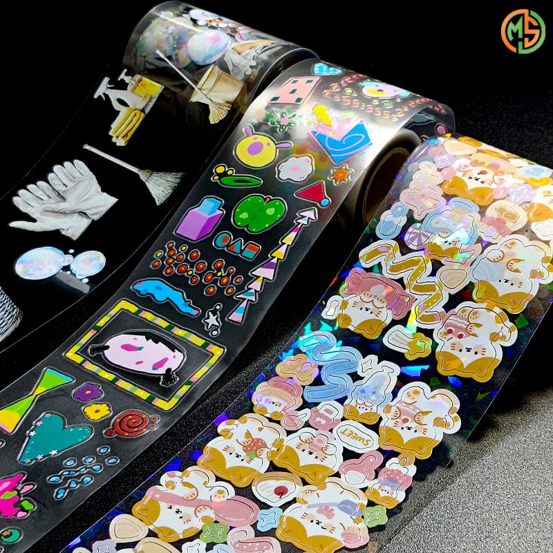 Custom Polyethylene Personalized die cut PET Tape